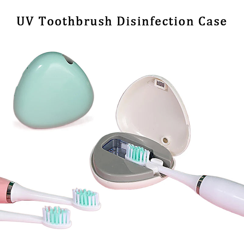 Toothbrush Sanitizer Blue Light UV Toothbrush Head Disinfection Box Sterilizer Portable Toothbrush